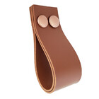 Puxador Dokotwo 2 Parafusos - Textura De Couro Marrom - Paraf