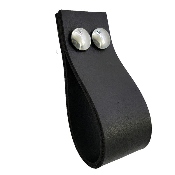 Puxador Dokotwo 2 Parafusos - Textura De Couro Preto - Parafu