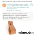 Puxador Dokotwo Parafuso - Couro Legítimo Rosa - Parafuso Bra