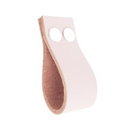 Puxador Dokotwo Parafuso - Couro Legítimo Rosa - Parafuso Bra