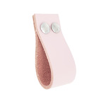 Puxador Dokotwo Parafuso - Couro Legítimo Rosa - Parafuso Pra