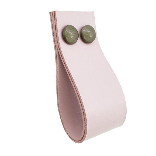 Puxador Dokotwo Parafusos - Textura De Couro Rosa - Parafusos