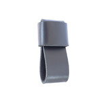 Puxador Dori 02 - Couro Legítimo - Cor Azul Marinho