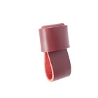 Puxador Dori 03 - Couro Legítimo - Cor Marsala