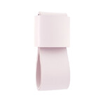 Puxador Dori 03 - Textura De Couro - Cor Rosa