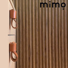 Puxador Dori 08 - Textura De Couro - Cor Creme