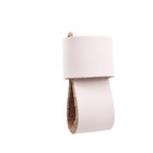 Puxador Dori 10 - Couro Legítimo - Cor Rosa