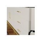 Puxador Dourado Il 950 Italy Line Metal 160mm C/ Parafusos