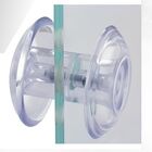 Puxador Duplo 110 Mm Para Porta De Vidro  - Incolor