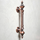 Puxador Duplo Classic 260mm Cobre Antigo Porta Pivotante Corr