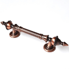 Puxador Duplo Classic 260mm Cobre Antigo Porta Pivotante Corr