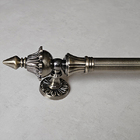 Puxador Duplo Classic 335mm Bronze Antigo Porta Pivotante Cor