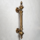 Puxador Duplo Classic 335mm Café Escovado Porta Pivotante Cor