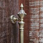 Puxador Duplo Classic 780mm Bronze Antigo Porta Pivotante Cor