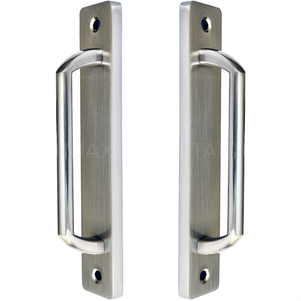 Puxador Duplo Colonial Porta Correr Madeira Rústico 148mm  Lo