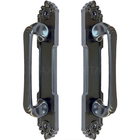 Puxador Duplo Colonial Porta Correr Madeira Rústico 220mm Ate