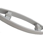 Puxador Duplo Curvo 30x20cm Para Porta De Vidro E Portão - Br