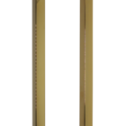 Puxador Duplo De Inox Dourado Italy Line Dourado - 200mm