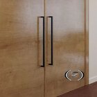 Puxador Duplo Df 992 Preto 300mm Italy Line