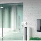 Puxador Duplo Inox Polido Tipo H Redondo 300x200 Porta Vidro