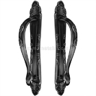 Puxador Duplo Magnus Preto Fosco 300mm