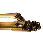 Puxador Duplo Mozart 280mm Café Antigo Porta Pivotante Correr