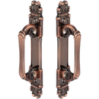 Puxador Duplo Mozart 280mm Cobre Antigo Porta Pivotante Corre
