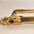 Puxador Duplo Mozart 280mm Dourado Escovado Porta Pivotante C