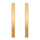 Puxador Duplo P/ Porta Df905 300mm Dourado Matte Fosco Italy