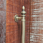 Puxador Duplo Porta Pivotante Correr Genova 295 Mm Bronze Ant