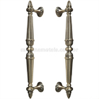 Puxador Duplo Porta Pivotante Correr Rústico Linea  Bronze An