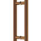 Puxador Duplo Red Gold Inox 304 Italy Line Red Gold - 300mm