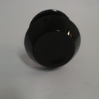 Puxador Duplo Redondo De Madeira Para Porta De Vidro Jacarandá