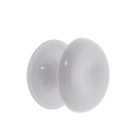 Puxador Duplo Redondo De Resina Para Porta De Vidro Branco Gr