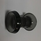 Puxador Duplo Redondo De Resina Para Porta De Vidro Fumê Médio