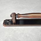 Puxador Duplo Strauss 250mm Cobre Antigo Porta Pivotante Corr