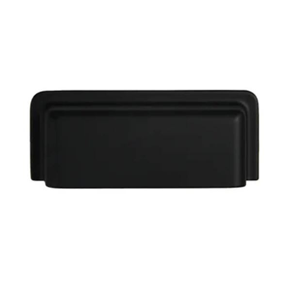 Puxador Eden 1791 Preto Fosco Para Móveis Armários Gavetas To