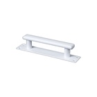 Puxador Em Aço 150mm Branco Porta Portão Ferro Jocec