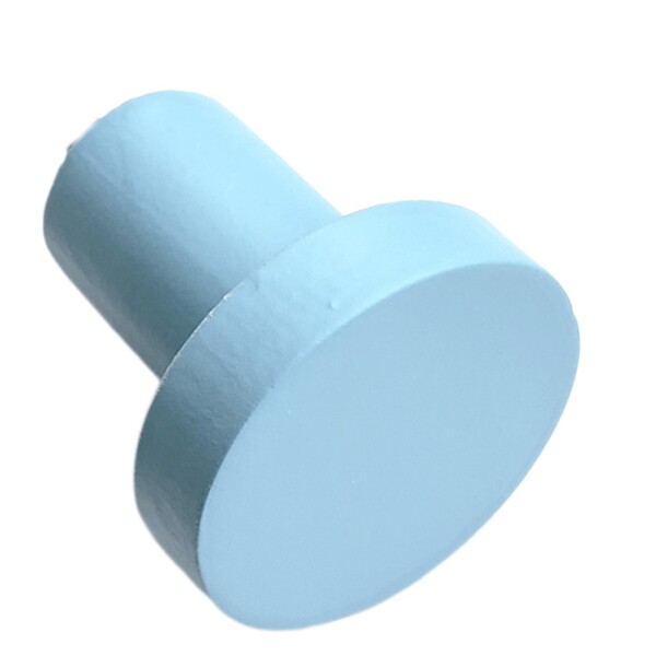 Puxador em Madeira Dream Azul Claro - Para Móveis, Armários,