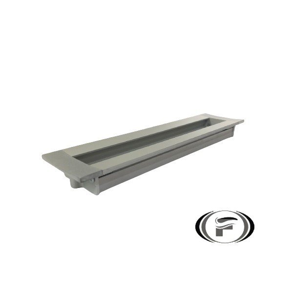 Puxador Embutir Smart 160mm Fosco Zen Zp0058