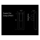 Puxador Flex - Níquel Velho - Zen Design