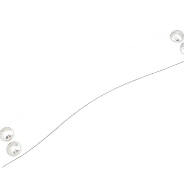 Puxador Four 4 Parafusos - Couro Legítimo Branco - Parafuso P