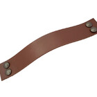 Puxador Four 4 Parafusos - Textura De Couro Marrom - Parafuso