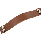 Puxador Four 4 Parafusos - Textura De Couro Marrom - Parafuso