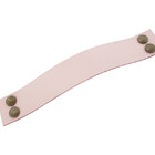 Puxador Four 4 Parafusos - Textura De Couro Rosa - Parafusos