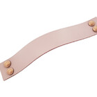 Puxador Four 4 Parafusos - Textura De Couro Rosa - Parafusos