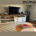 Puxador Full Parafuso - Couro Legítimo Azul - Parafuso Prata