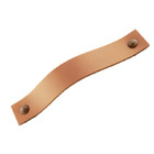 Puxador Full Parafuso - Couro Legítimo Marrom - Parafuso Marr