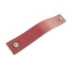 Puxador Full Parafuso - Couro Legítimo Mogno Parafuso:ouro Ve