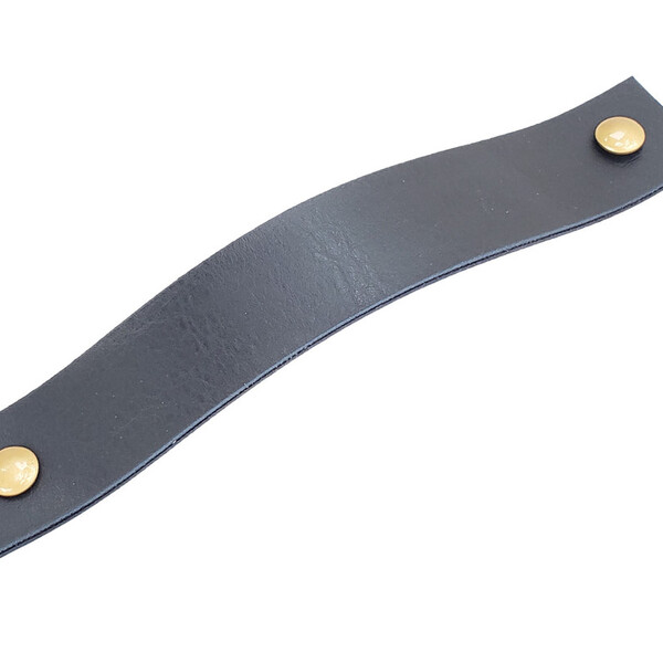 Puxador Full Parafuso - Textura De Couro Azul Marinho - Paraf